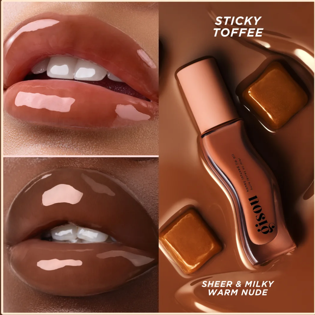 HONEY INFUSED LIP OIL - Sticky Toffe 🍮