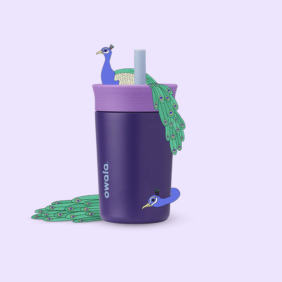 Peacock Palace 🪻| Owala Kid's Tumbler 355 ml | 12 oz