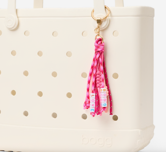 Bogg'd & Charmed | Llavero bogg bag rosa