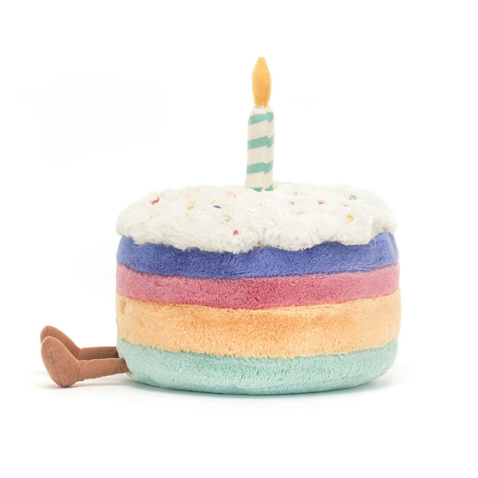 Jelly Cat | Peluche | Amuseables Rainbow Birthday Cake 🎂