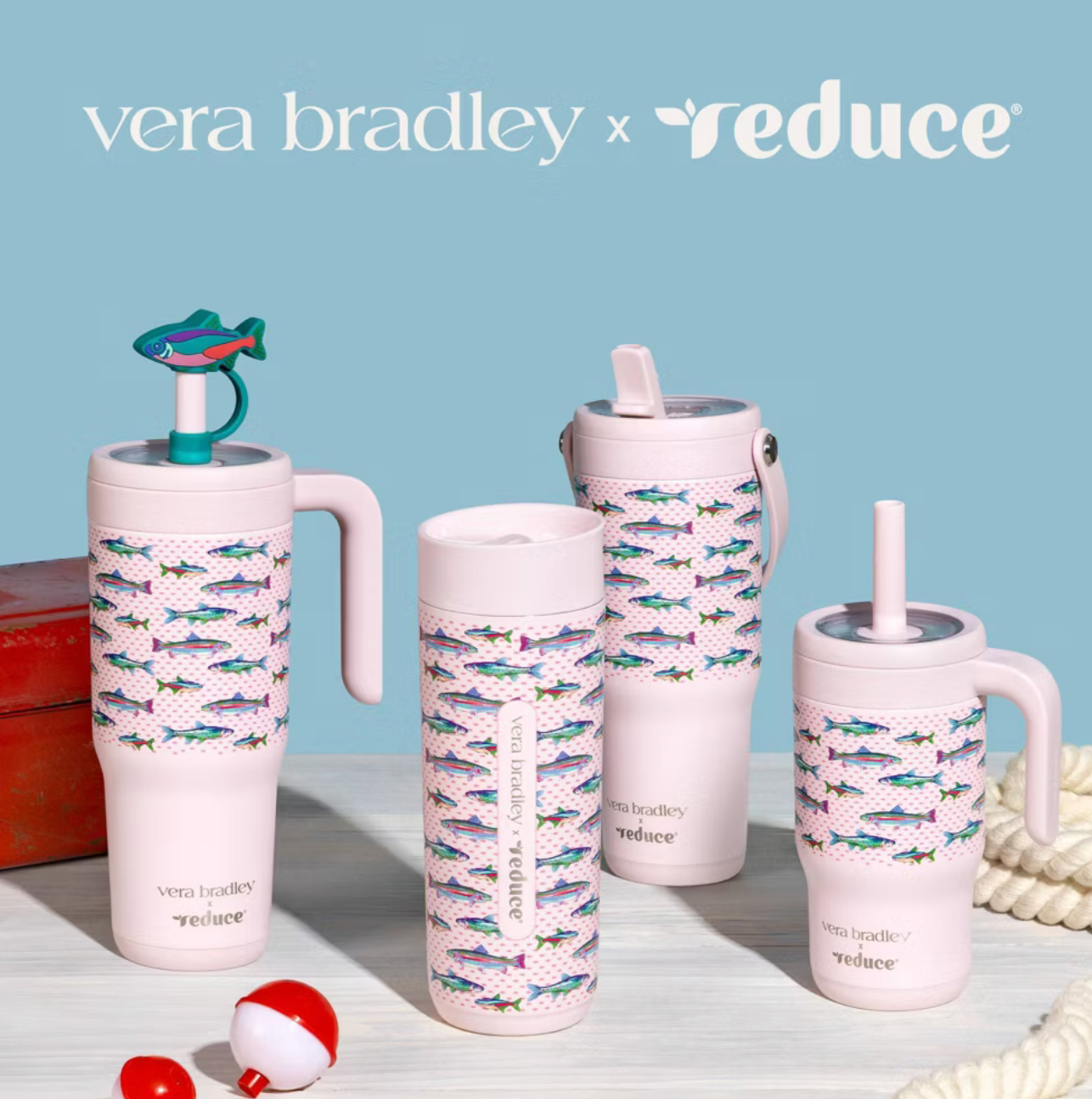 Reduce x Vera Bradley 16oz Perk Insulated Stainless Steel Leak Proof Coffee Tumbler