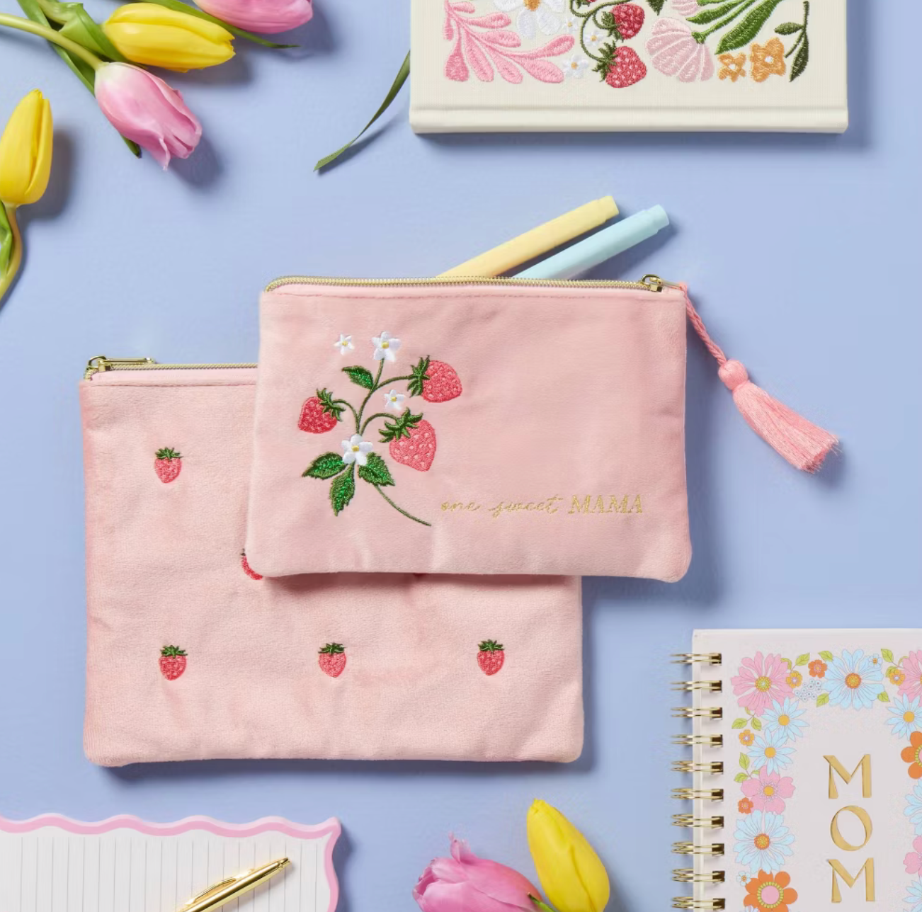Cosmetiquera Velvet 🍓 | Pouch set