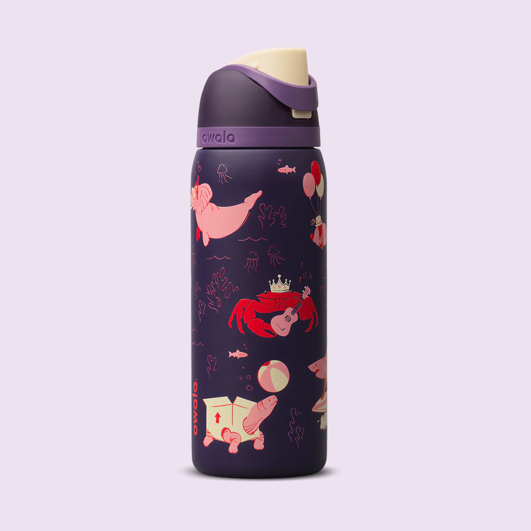 Go Halvsies 🦀💜  | Owala FreeSip 946 ml | 32 oz