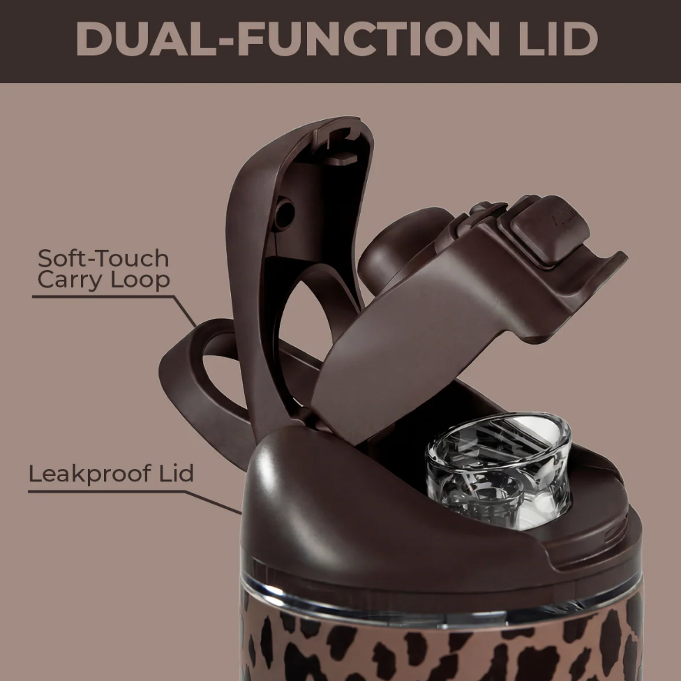 Brown Leopard 🐆 | Ease2o (24oz) | 710 ml
