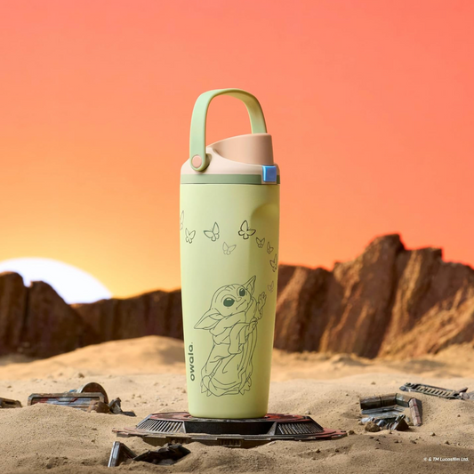 Grogu 💚 | Owala Star Wars FreeSip Sway Insulated Stainless Steel Water |  30 oz