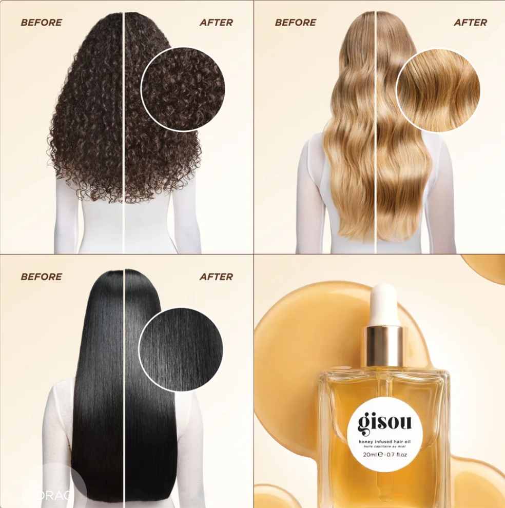 HONEY INFUSED HAIR OIL | ACEITE PARA EL CABELLO INSIONADO CON MIEL 🍯 | 20 ML