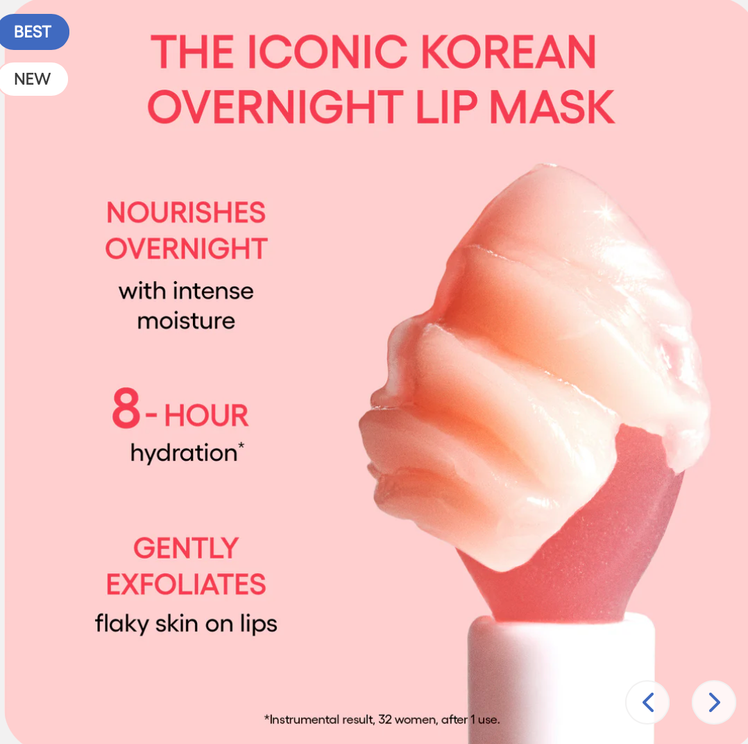 Lip Sleeping Mask | Mascarilla de labios - Pink lemonade 🍸