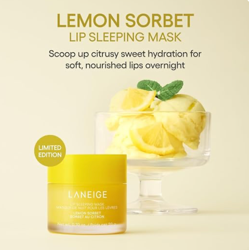 Lip Sleeping Mask | Mascarilla de labios - Lemon Sorbet 🍨