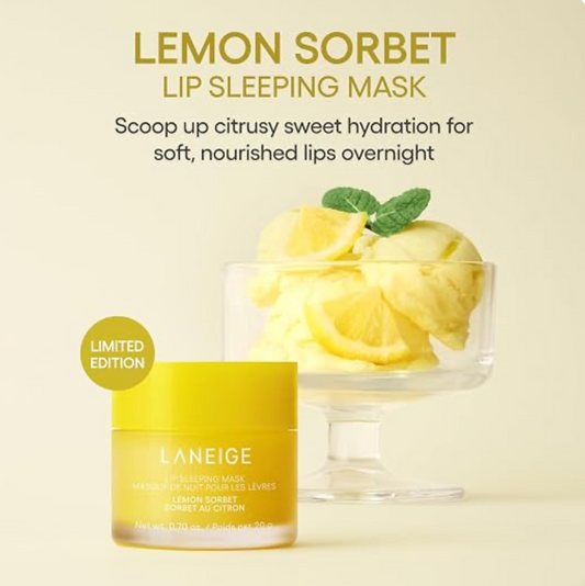 Lip Sleeping Mask | Mascarilla de labios - Lemon Sorbet 🍨