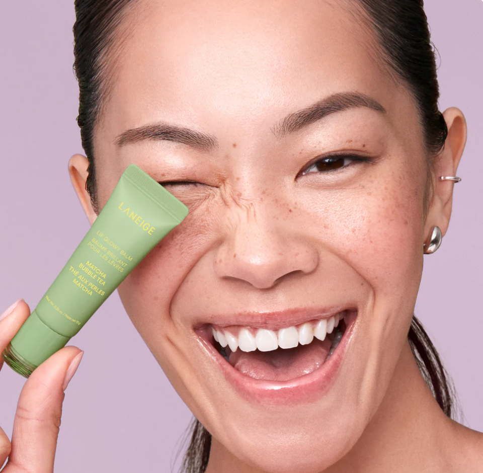 Lip Glowy Balm | Balsamo brillante para labios | Matcha bubble tea 🍵