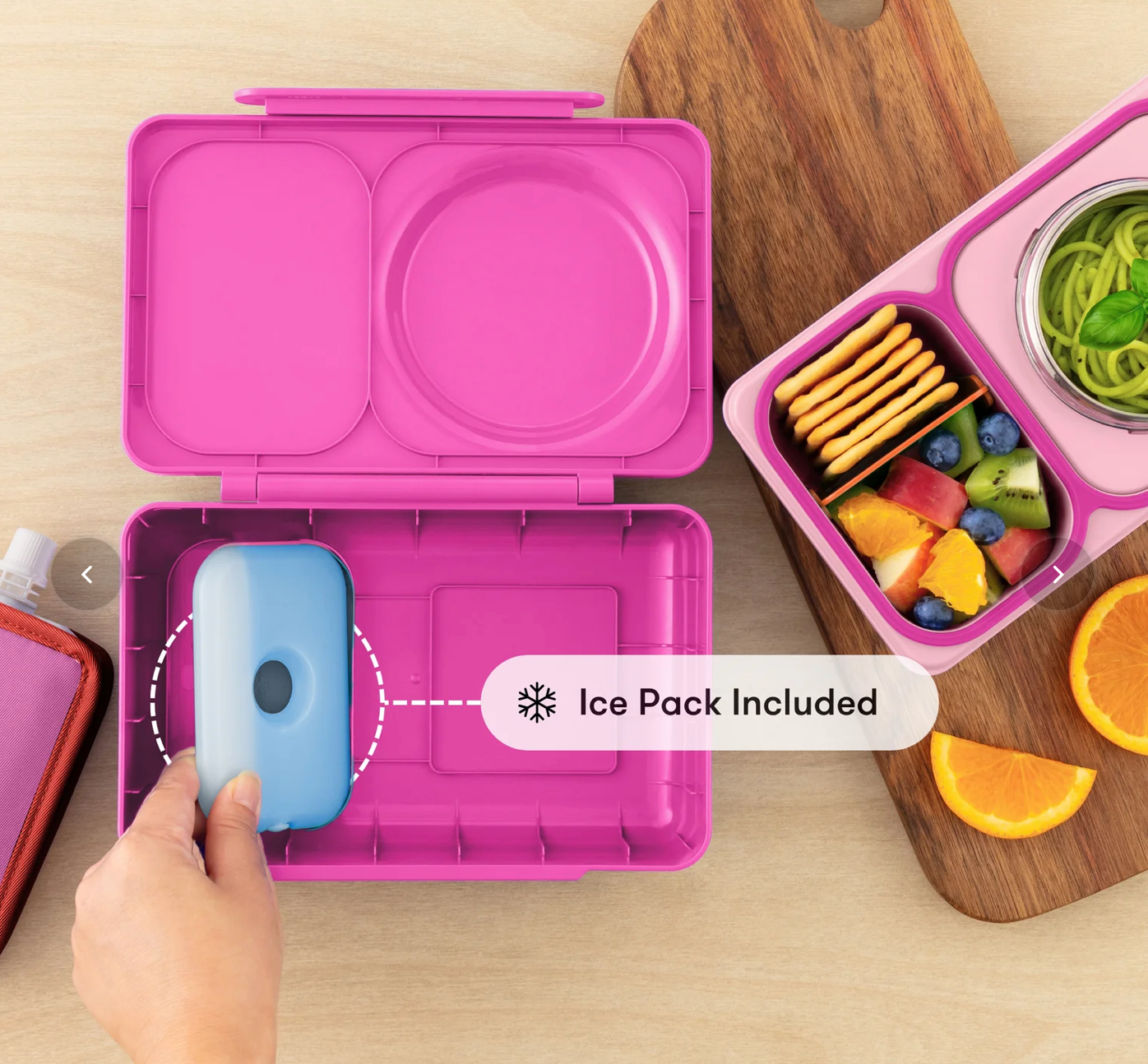 Lonchera OmieBox UP | Pop Pink 🩷