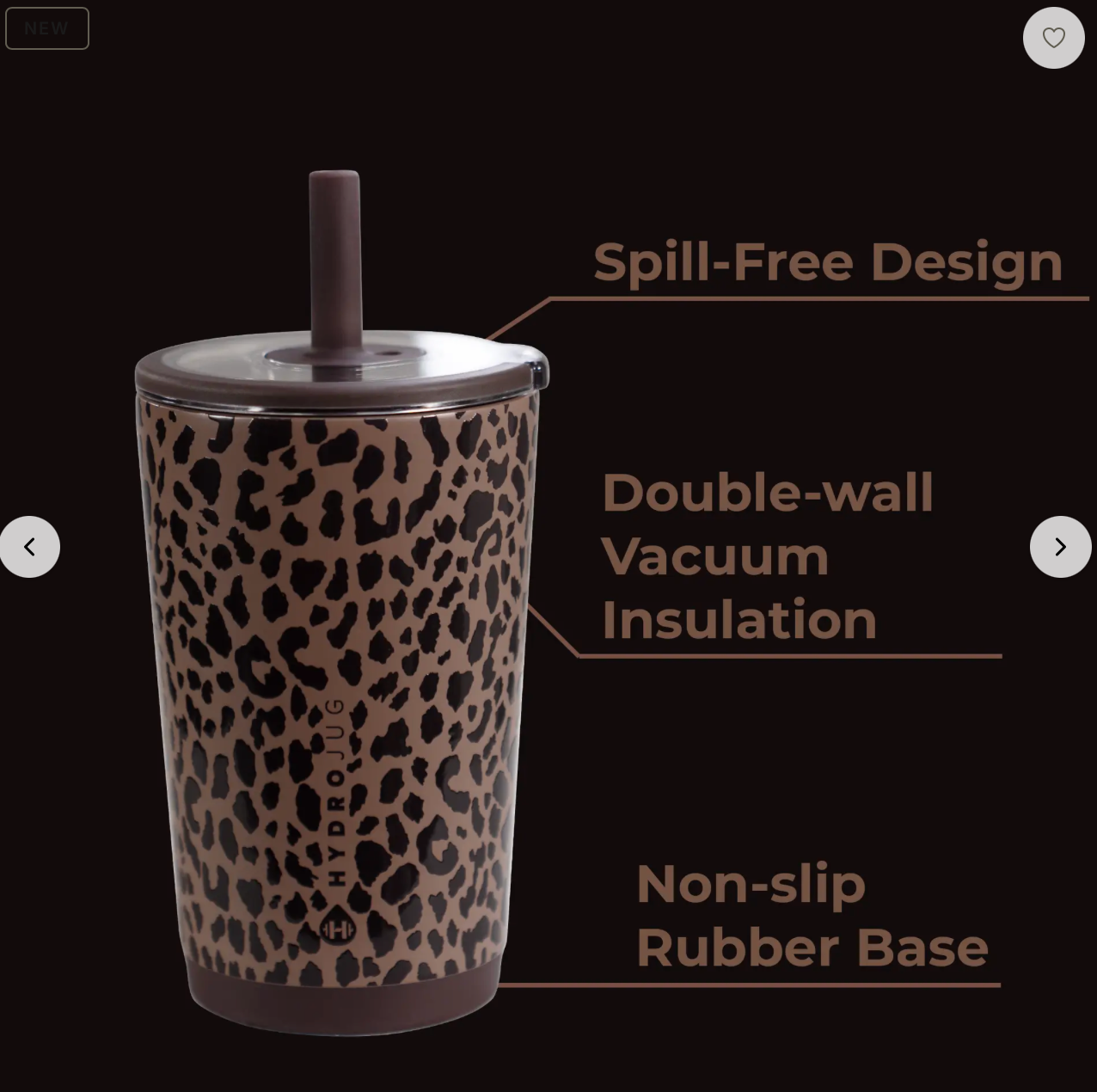 Brown Leopard 🐆 | Everyday Tumbler 14 oz | 415 ml