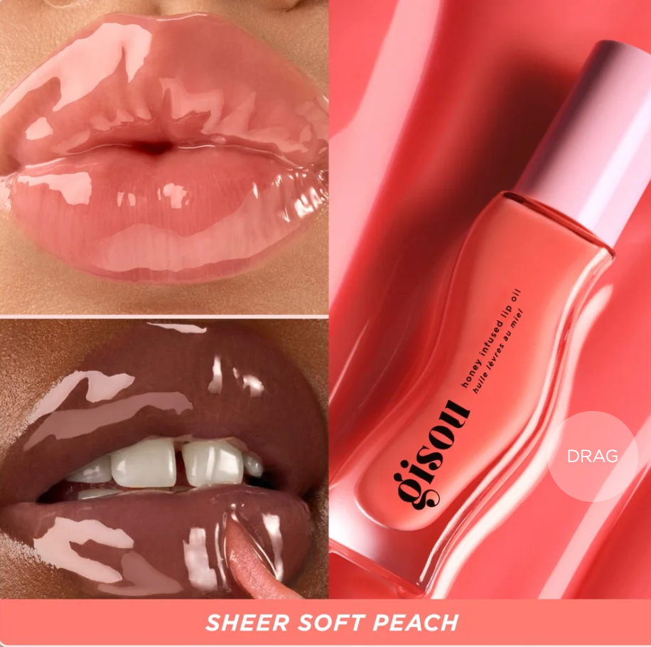 HONEY INFUSED LIP OIL - Bee-llini Peach 🍑