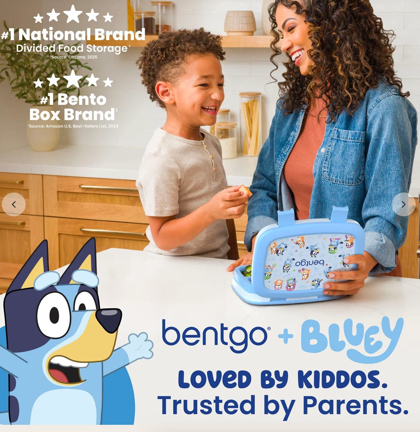 Bentgo + Bluey Kids Prints Lunch Box | Lonchera Bentgo 🩵 | Play day