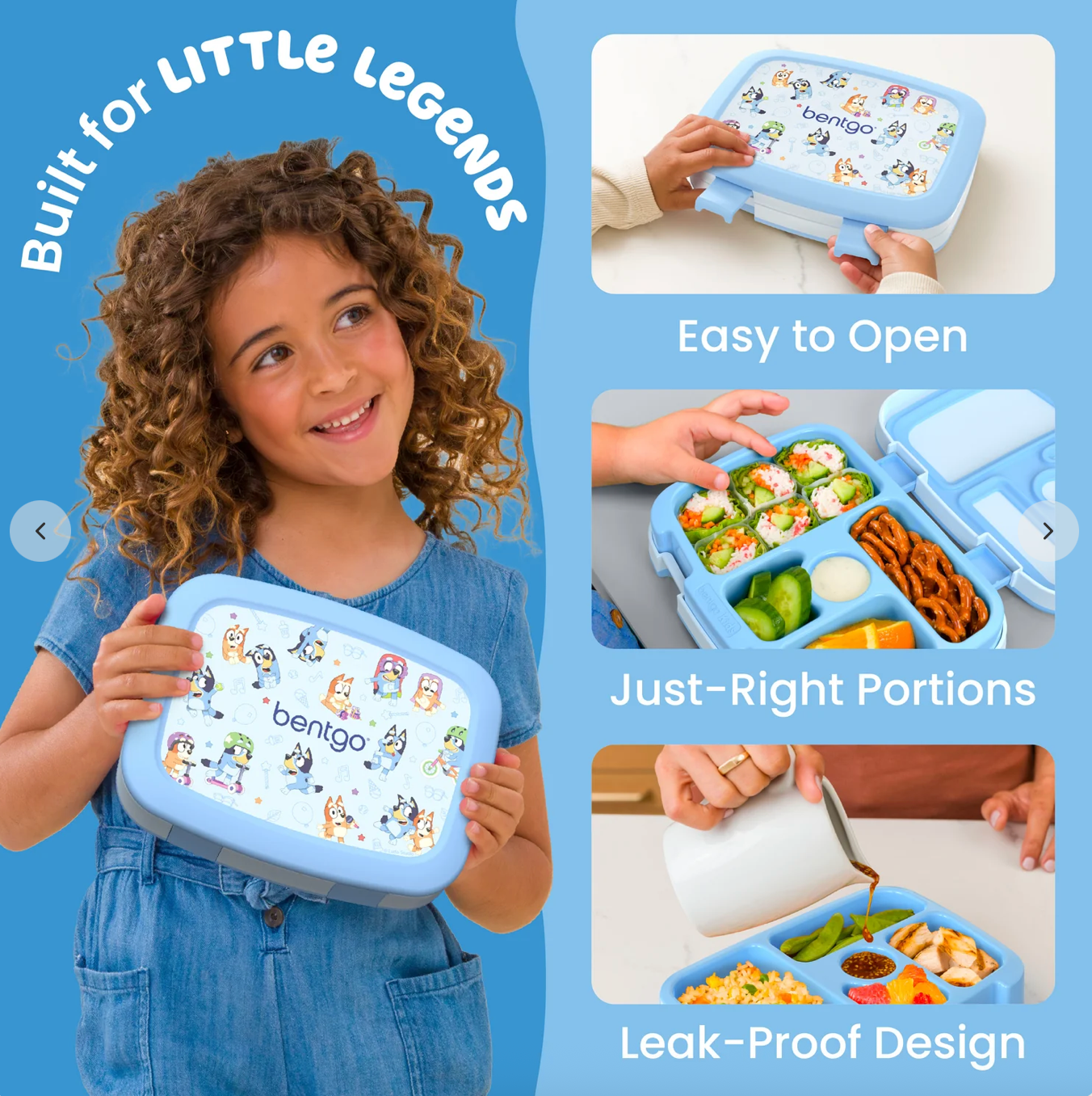 Bentgo + Bluey Kids Prints Lunch Box | Lonchera Bentgo 🩵 | Play day