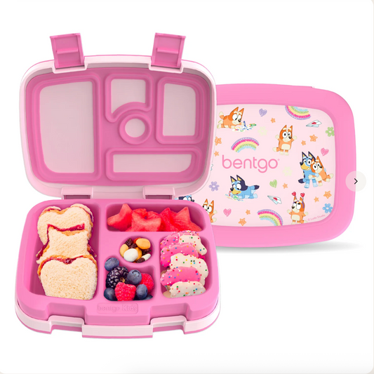 Bentgo + Bluey Kids Prints Lunch Box | Lonchera Bentgo 🩷 | Hearts & crafts
