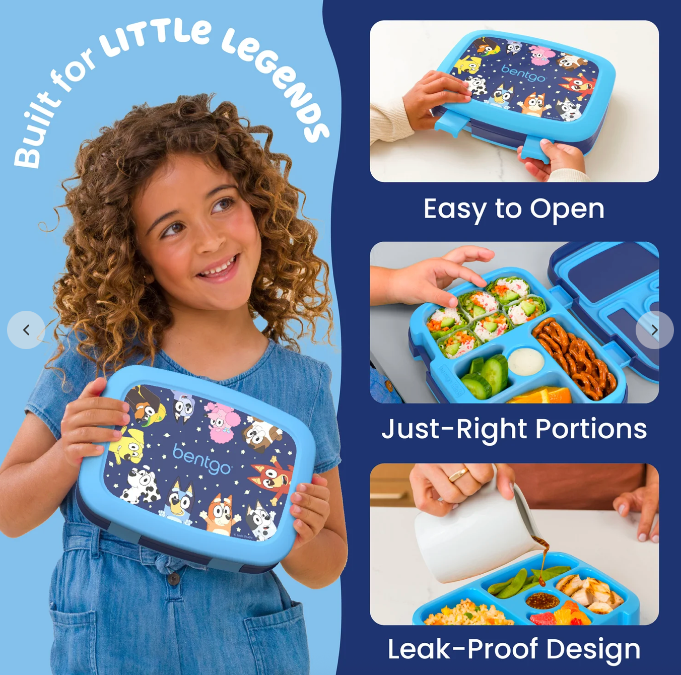 Bentgo + Bluey Kids Prints Lunch Box | Lonchera Bentgo 💙 | Bluey´s Universe