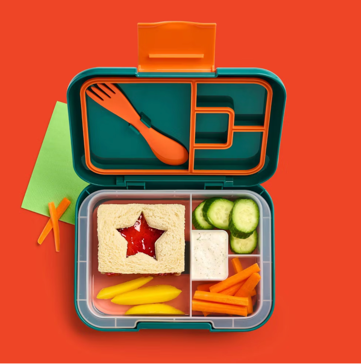 Deluxe Bento Box 4pc - Cat & Jack | Dino 🦖