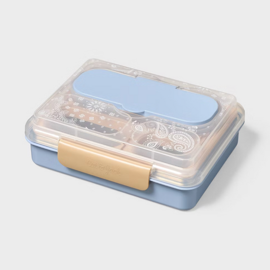 Stainless Steel Bento Lunch Box Cat & Jack | Western 🩵