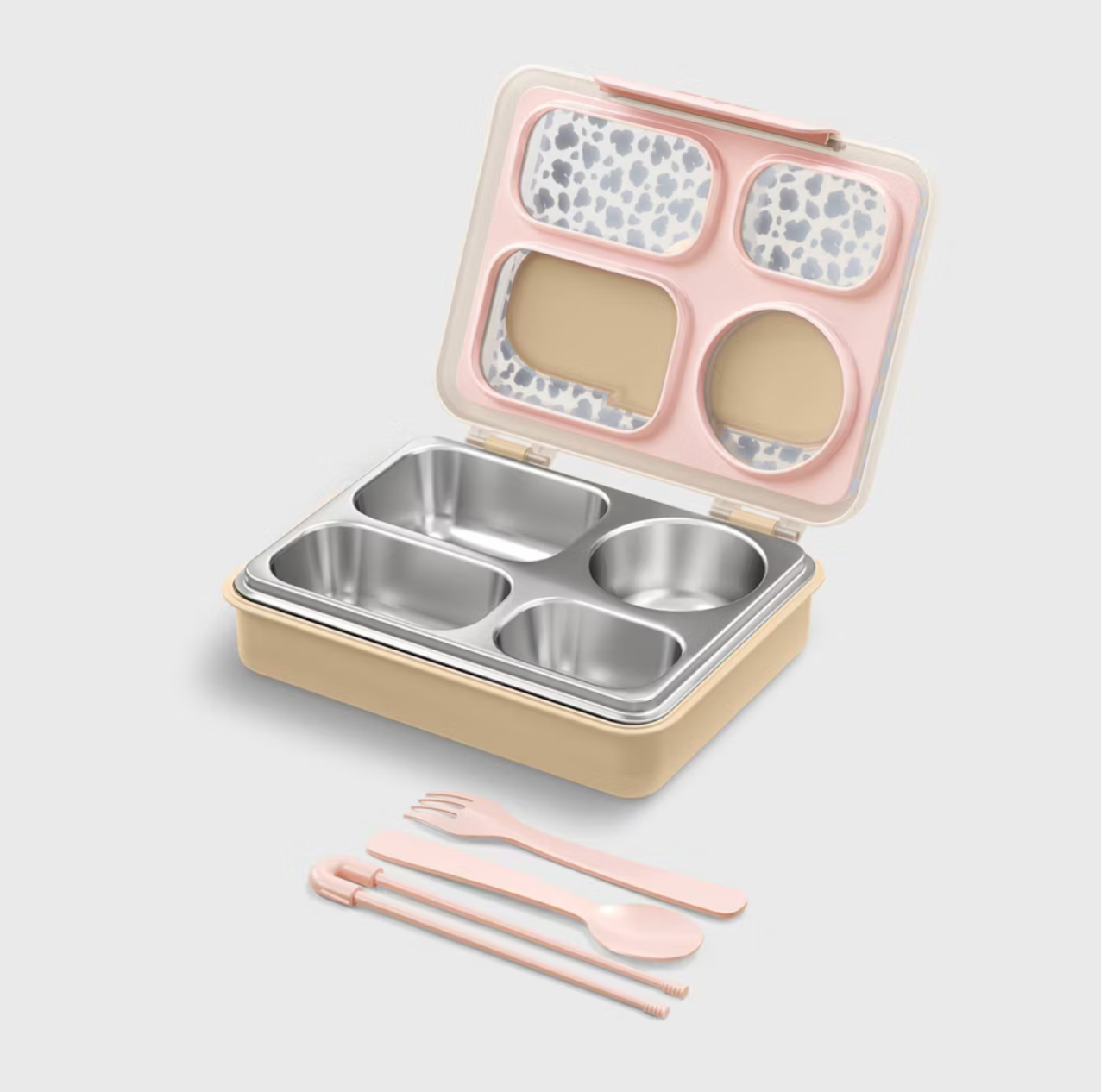 Stainless Steel Bento Lunch Box Cat & Jack | Leopard 🐆