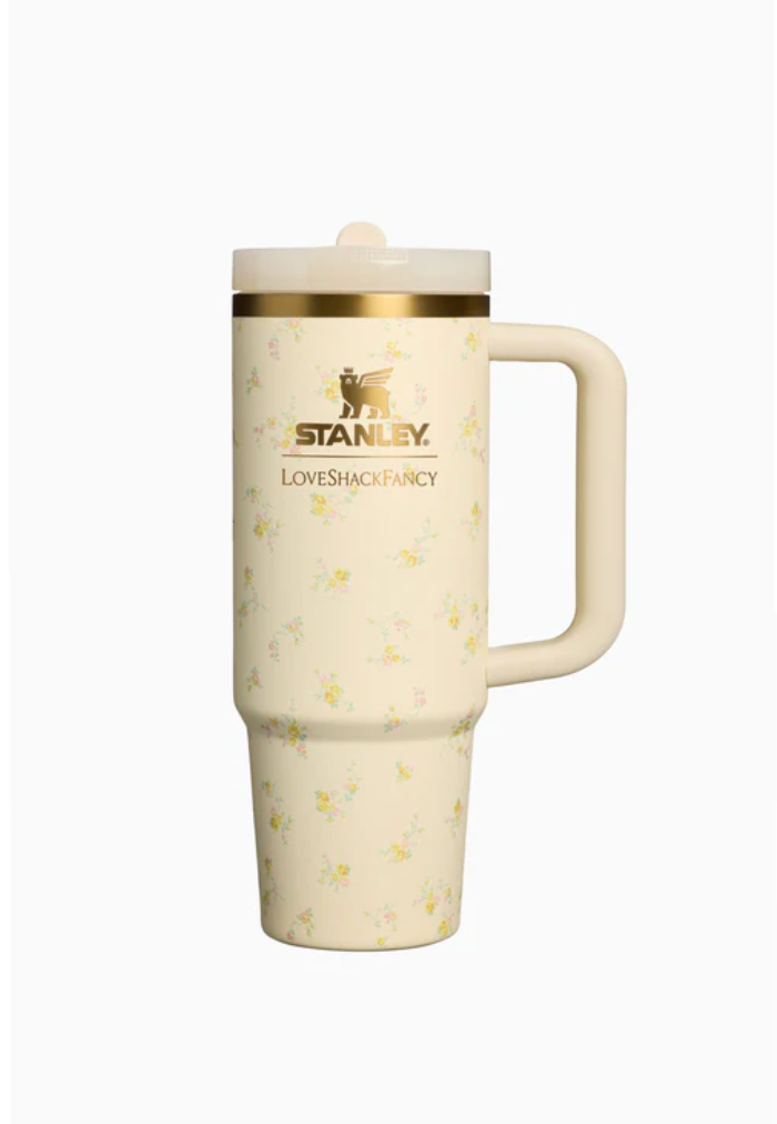 Lemon Haze 🌼 | Stanley 1913 x LoveShackFancy Holiday Quencher ProTour Flip Straw Tumbler | 30 oz, 887 ml (Copia) (Copia)