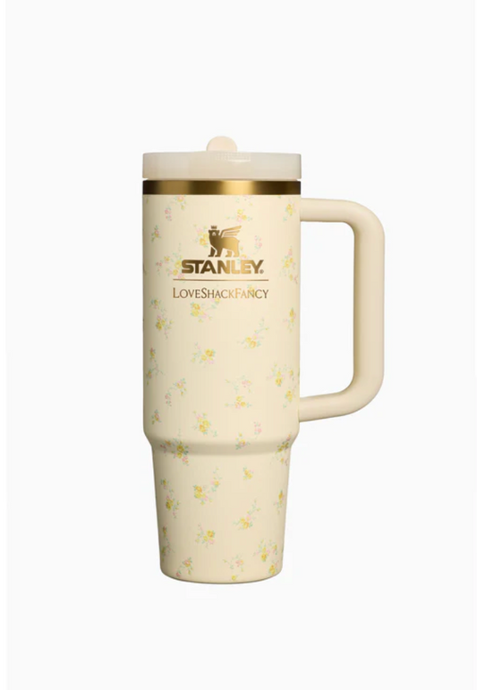 Lemon Haze 🌼 | Stanley 1913 x LoveShackFancy Holiday Quencher ProTour Flip Straw Tumbler | 30 oz, 887 ml (Copia) (Copia)