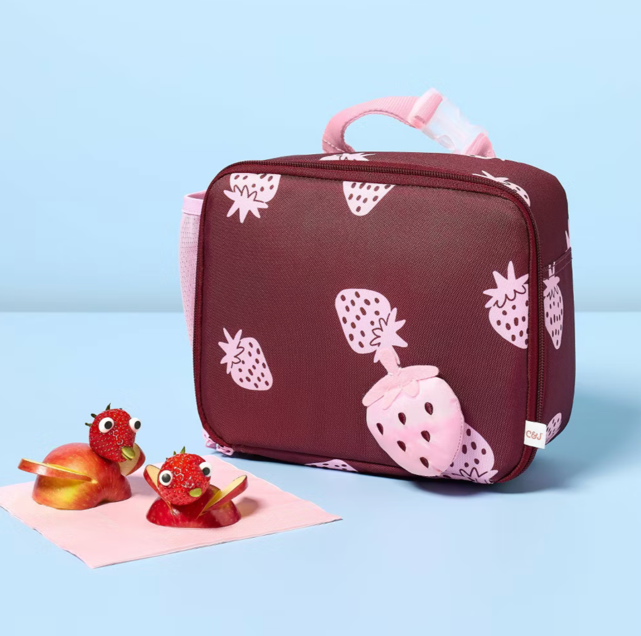 Insulated Lunch Bag - Cat & Jack™ Strawberry 🍓 | Lonchera insulada