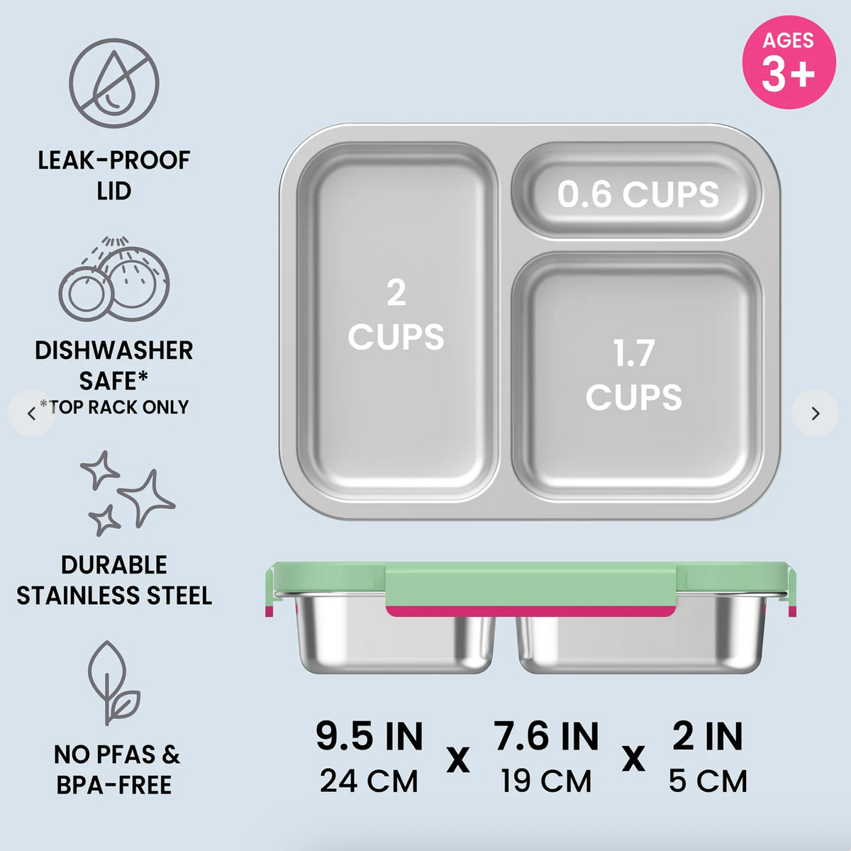 Bentgo Stainless Steel Lunch Box | Lochera acero inoxidable bentgo box 💗