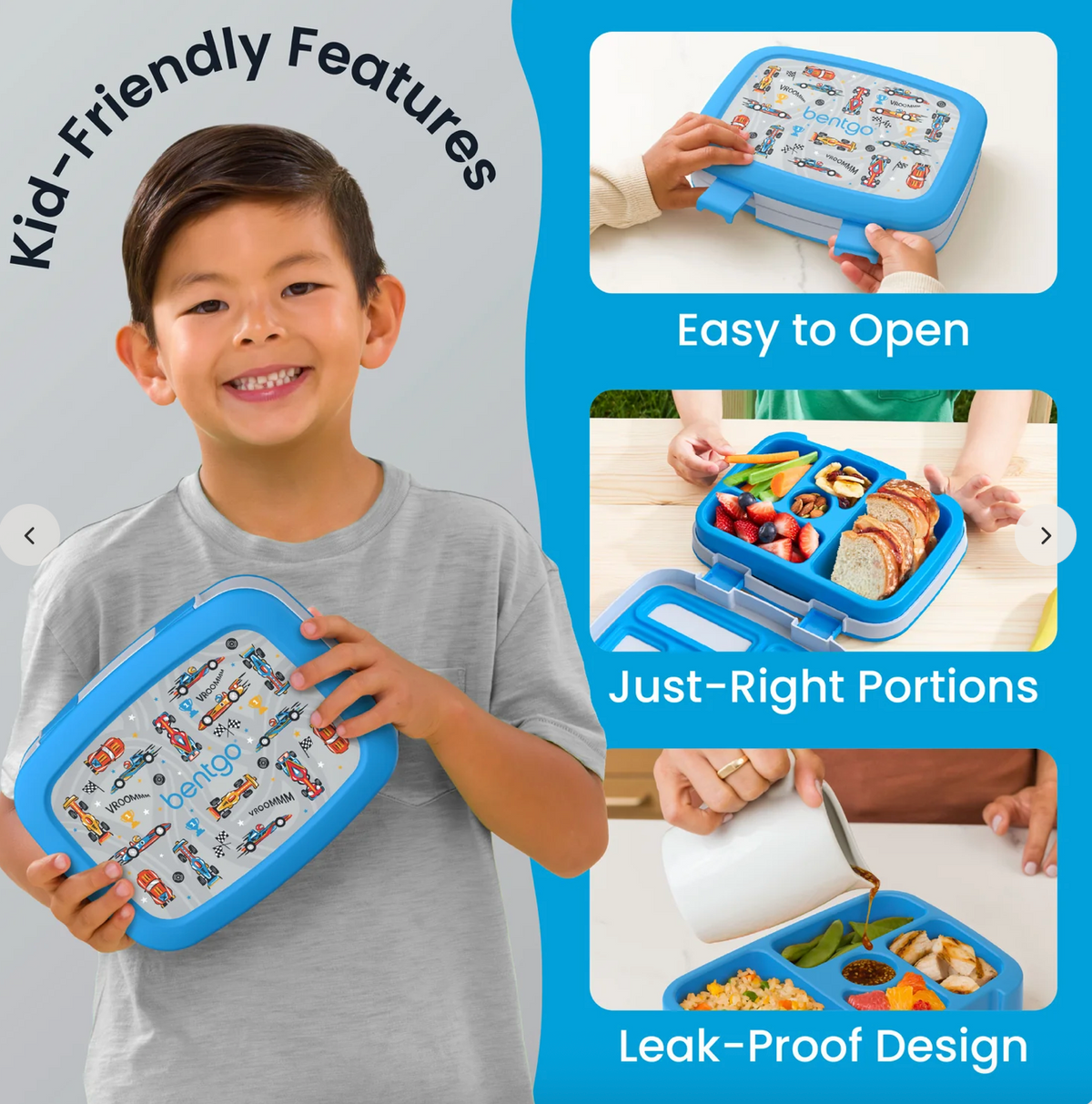 Lunch Box | Lonchera Bentgo | Race cars 🏁