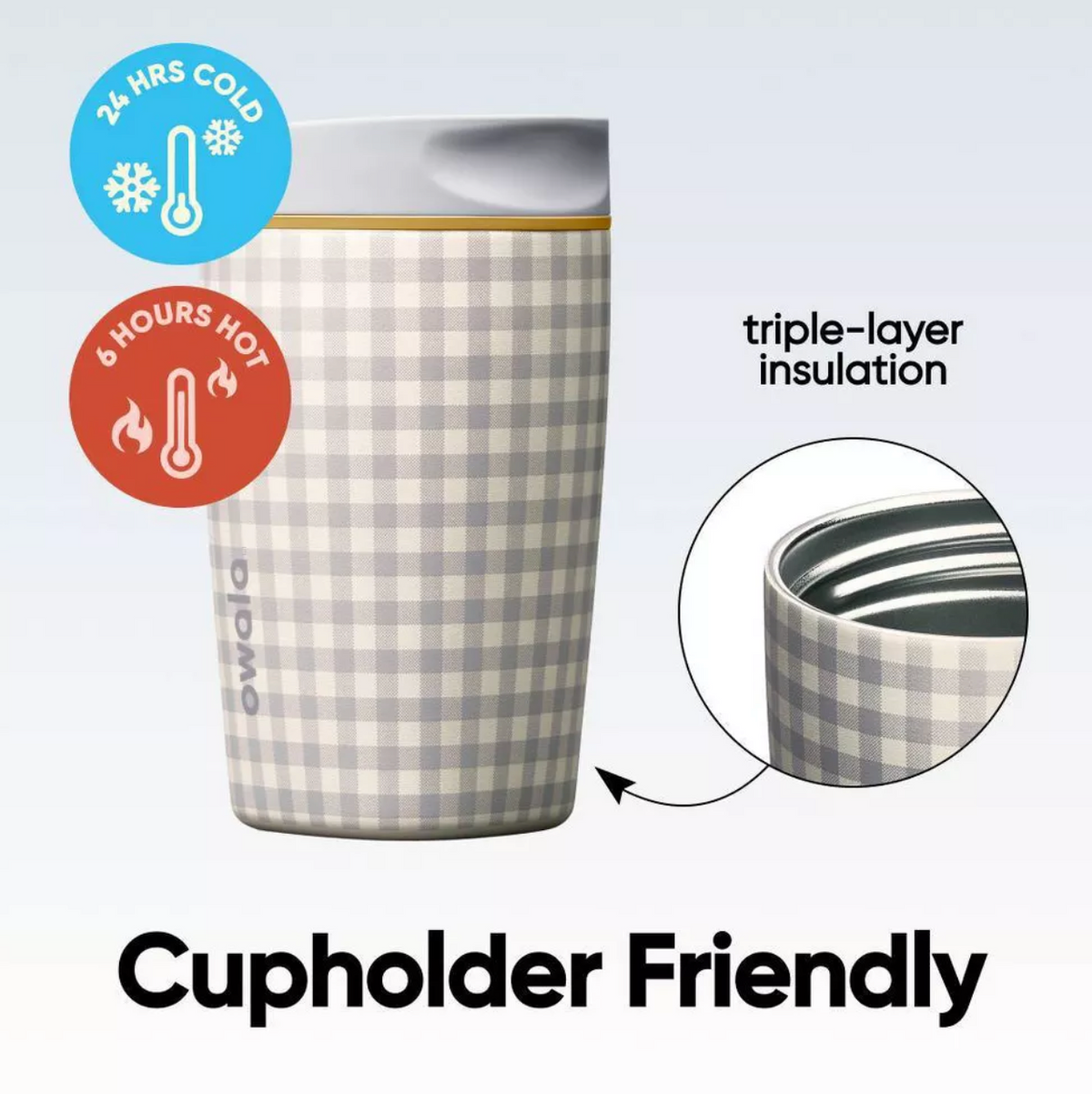 Picnic Perfection 🧺 | Owala SmoothSip Slider 355 ml | 12 oz