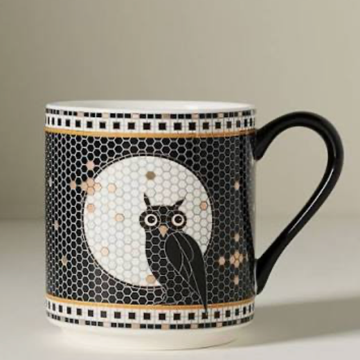 Taza Anthropologie  | Halloween mug owl 🦉