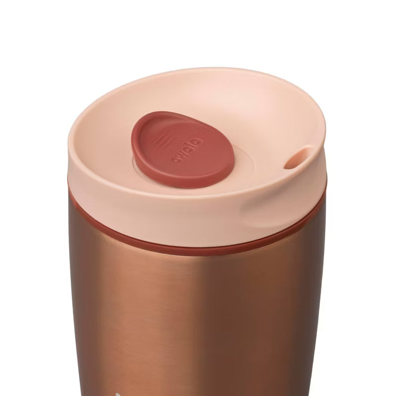 In good company 🤎 | Owala SmoothSip Slider Slider Ceramic Lined Travel Mug 355 ml | 12 oz