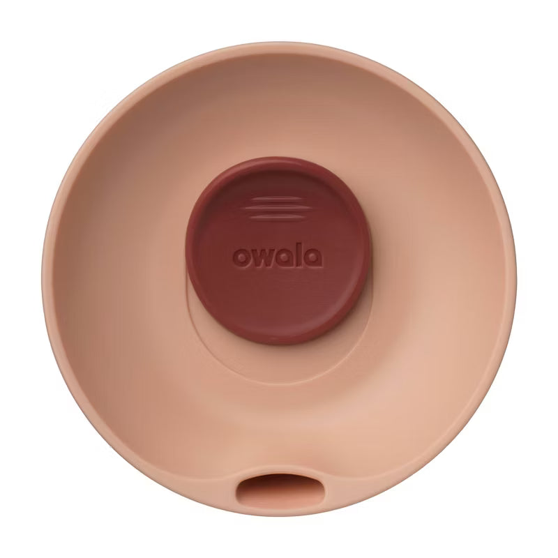 In good company 🤎 | Owala SmoothSip Slider Slider Ceramic Lined Travel Mug 355 ml | 12 oz