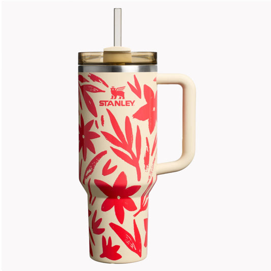 🌹Resort Floral | Stanley Quencher H2.0 Flowstate Tumbler 1.1 l | 40 oz