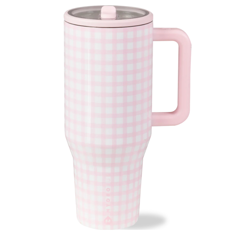 Pink Gingham 🤍 | Hydrojug 946 ml | 32 oz