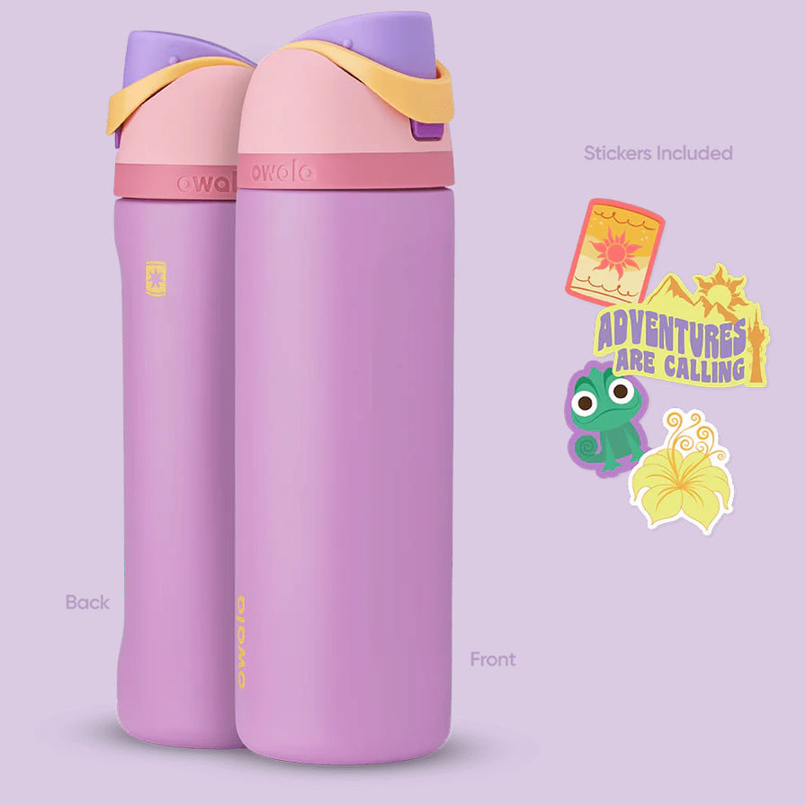 Rapunzel 💜| Owala FreeSip Disney Princess 710 ml | 24oz