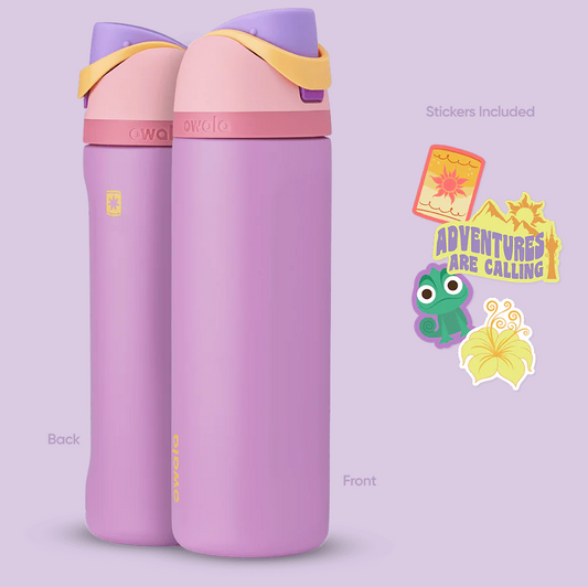 Rapunzel 💜| Owala FreeSip Disney Princess 710 ml | 24oz