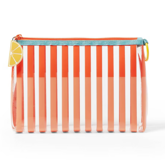 Bolsa de silicon con cierre | Bicolor Coral/Pink 🍋‍🟩