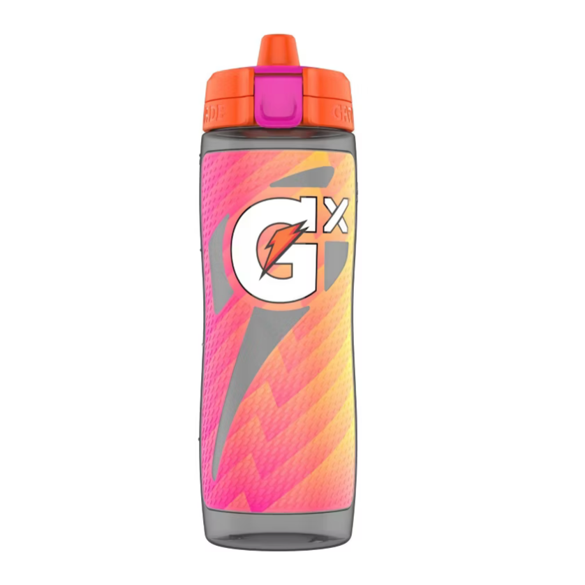 Neon Red ❤️| Gatorade GX Botella de Plástico 887 ml |30oz