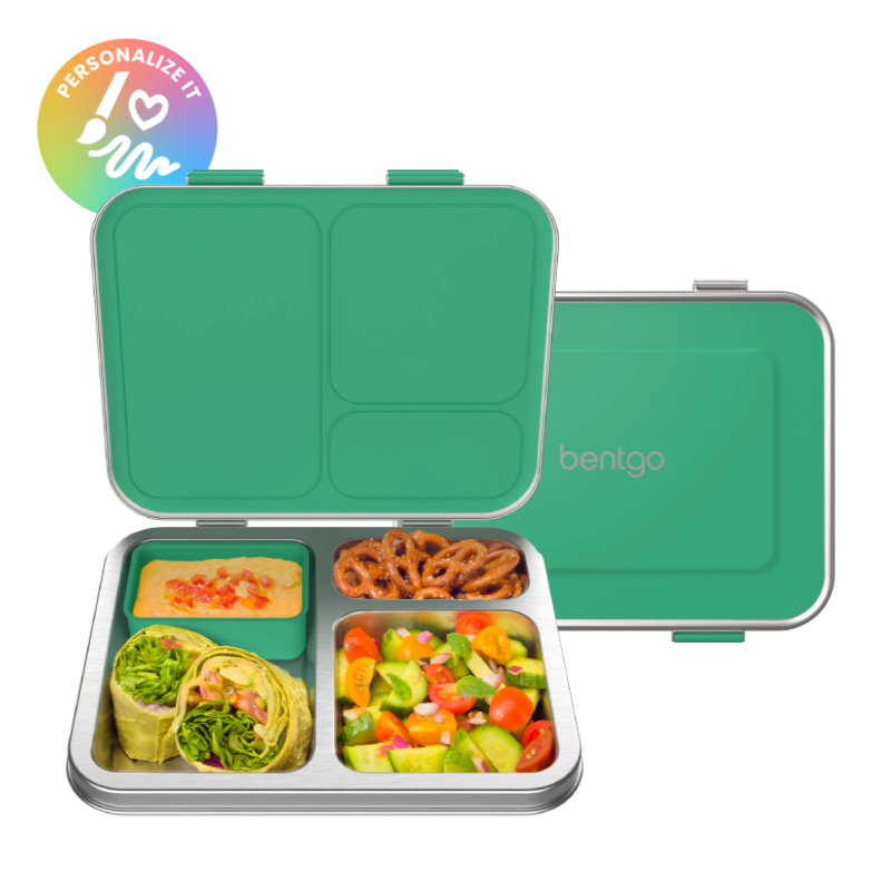 Green 💚| Bentgo Kids Stainless Steel Lunch Box