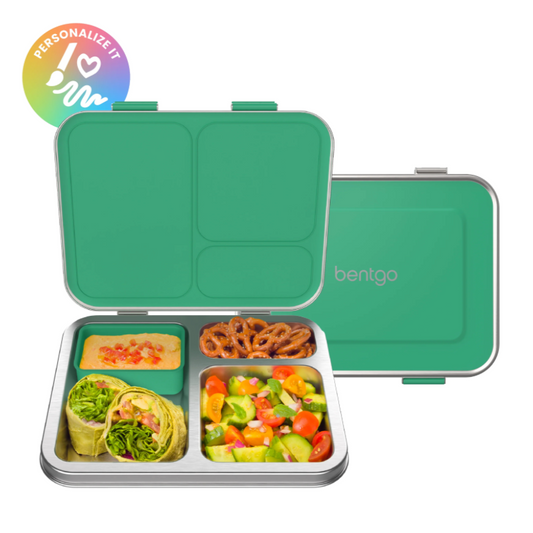 Green 💚| Bentgo Kids Stainless Steel Lunch Box