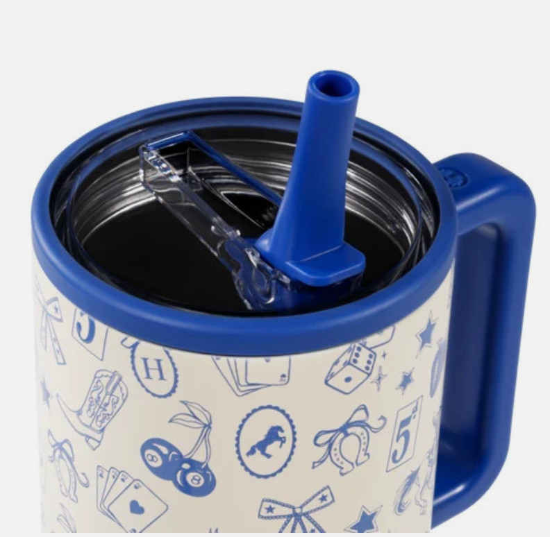 Blue Western Charm 💙🐴|  Hydrojug Traveler 946 ml | 32 oz