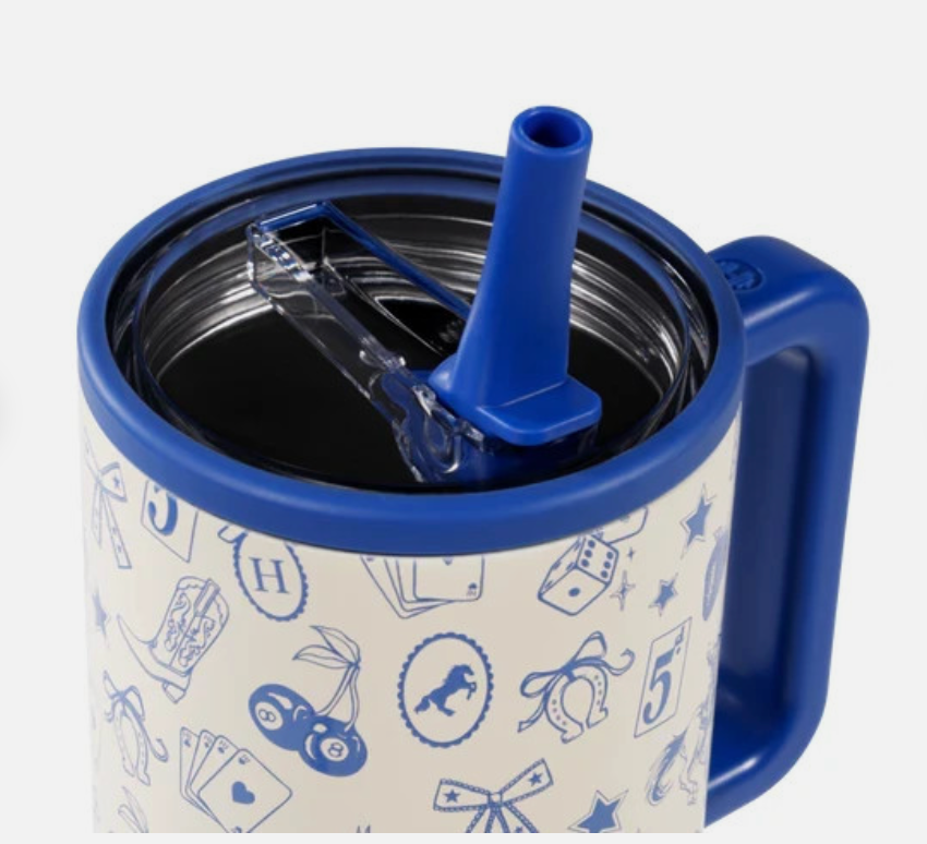Blue Western Charm 💙🐴| Hydrojug Traveler 591 ml | 20 oz