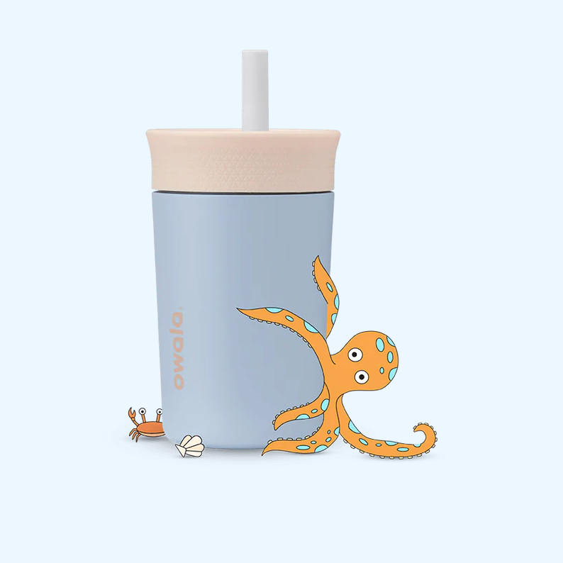 Seas the Day 🏝️| Owala Kid's Tumbler 355 ml | 12 oz