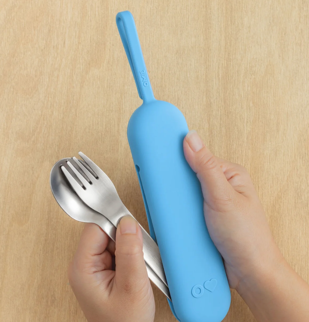 OmieBox UP Pod | Azure 🦋| Set de Utensilio