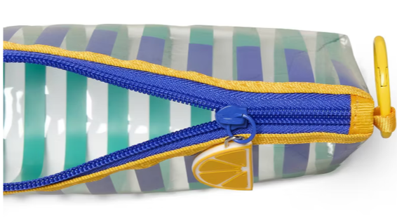 Bolsa de silicon con cierre | Bicolor Blue/Teal 🌀