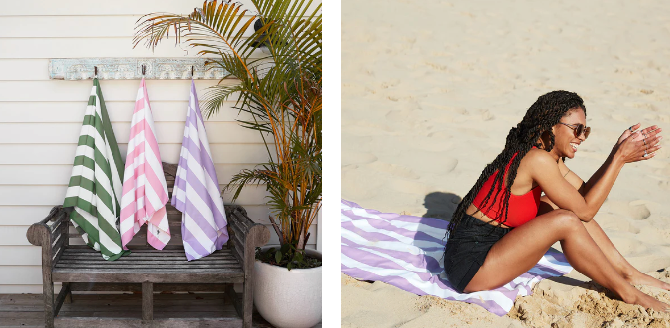 Toalla de Playa | Secado Rápido |  Lombok Lilac🪻