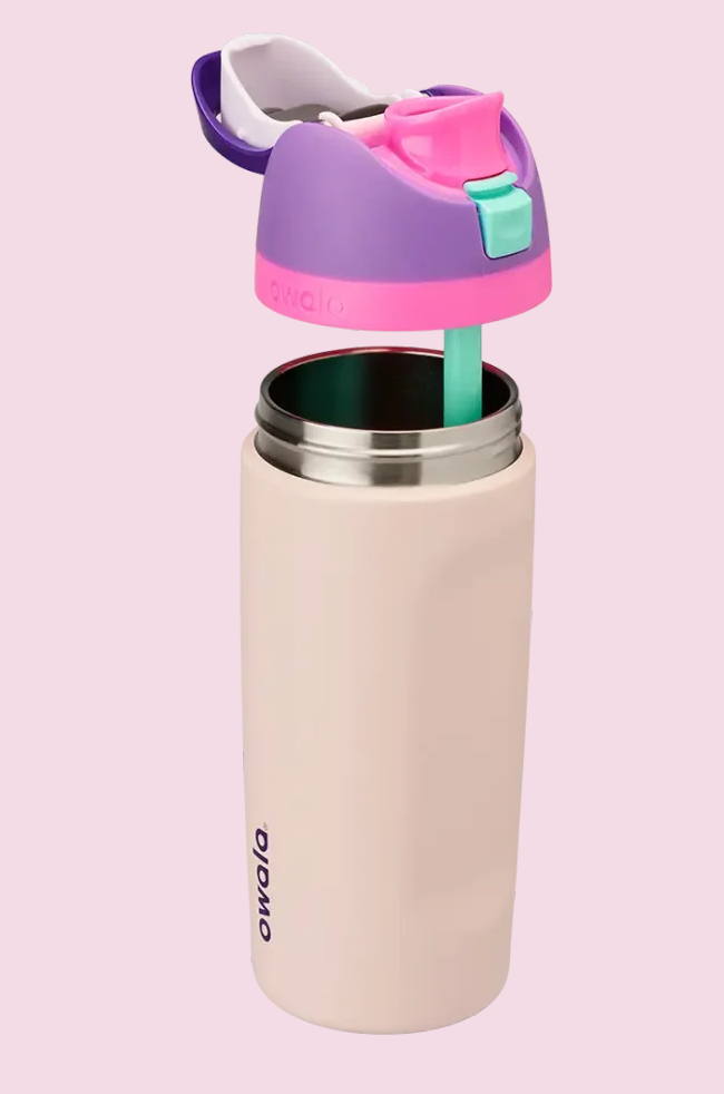 Bunny Business 🐰| Owala Kids' FreeSip 473 ml | 16 oz