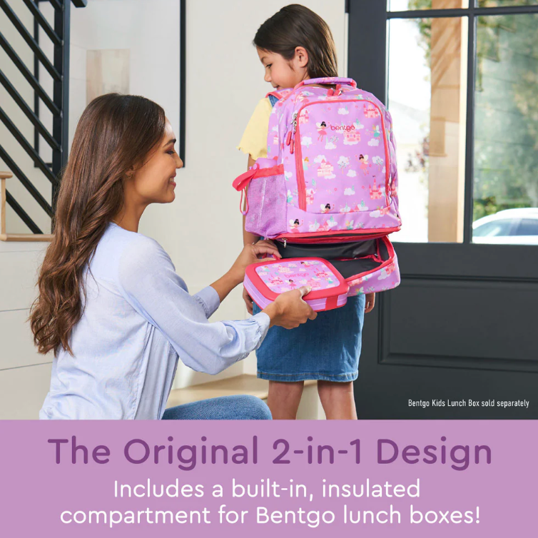 Fairies 🧚🏻‍♀️| Bentgo Kids Prints 2-en-1 Mochila y Lonchera