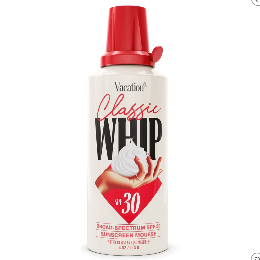 Mini Vacation Sunscreen Classic Whip - SPF 30 | 4oz ☀️